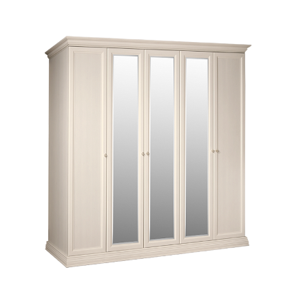 Шкаф 5 дверей (с зеркалами) АМШ1/5 Амели 