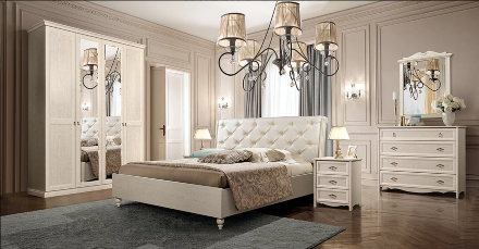 Кровать 2-х спальная (1,8 м) с подъемным механизмом Венеция  ВНКР180-1[3]