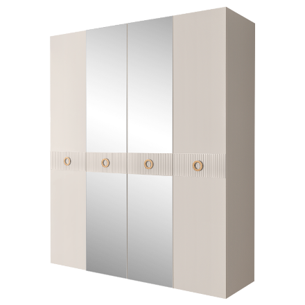 Шкаф 4 двери БМШ1/4(Fi) (с зеркалами) Bogemia Fillini 