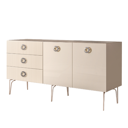 Комод (для гостиной) 1.6 БМКМ-4(Fi) (2 двери лак) Bogemia Fillini 