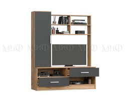 Модульная гостиная Мартина, графит/дуб крафт 