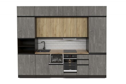 Кухонный гарнитур Адажио люкс 300 см  