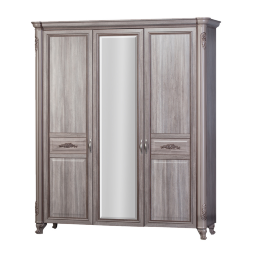 Шкаф 3-х дверный Скарлетт 382, дуб состаренный